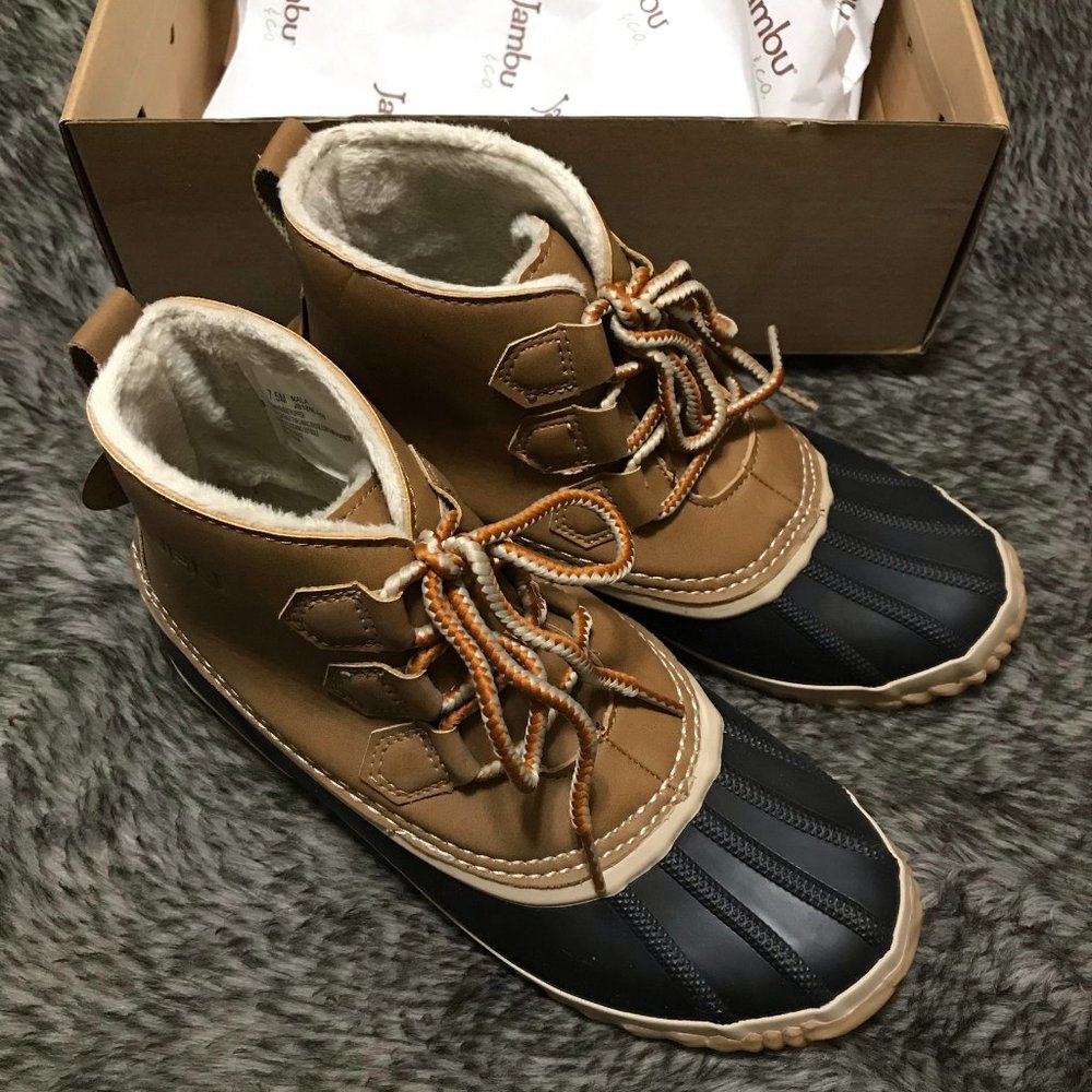 JBU by Jambu Nala Saddle/Black Duck Boot 7.5 *NWT*